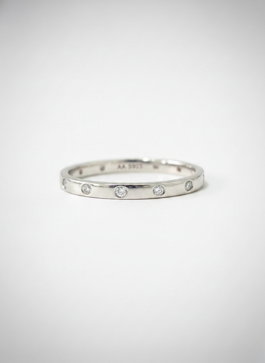 Anel Moissanite Prata 925 - AP276-CHU-20