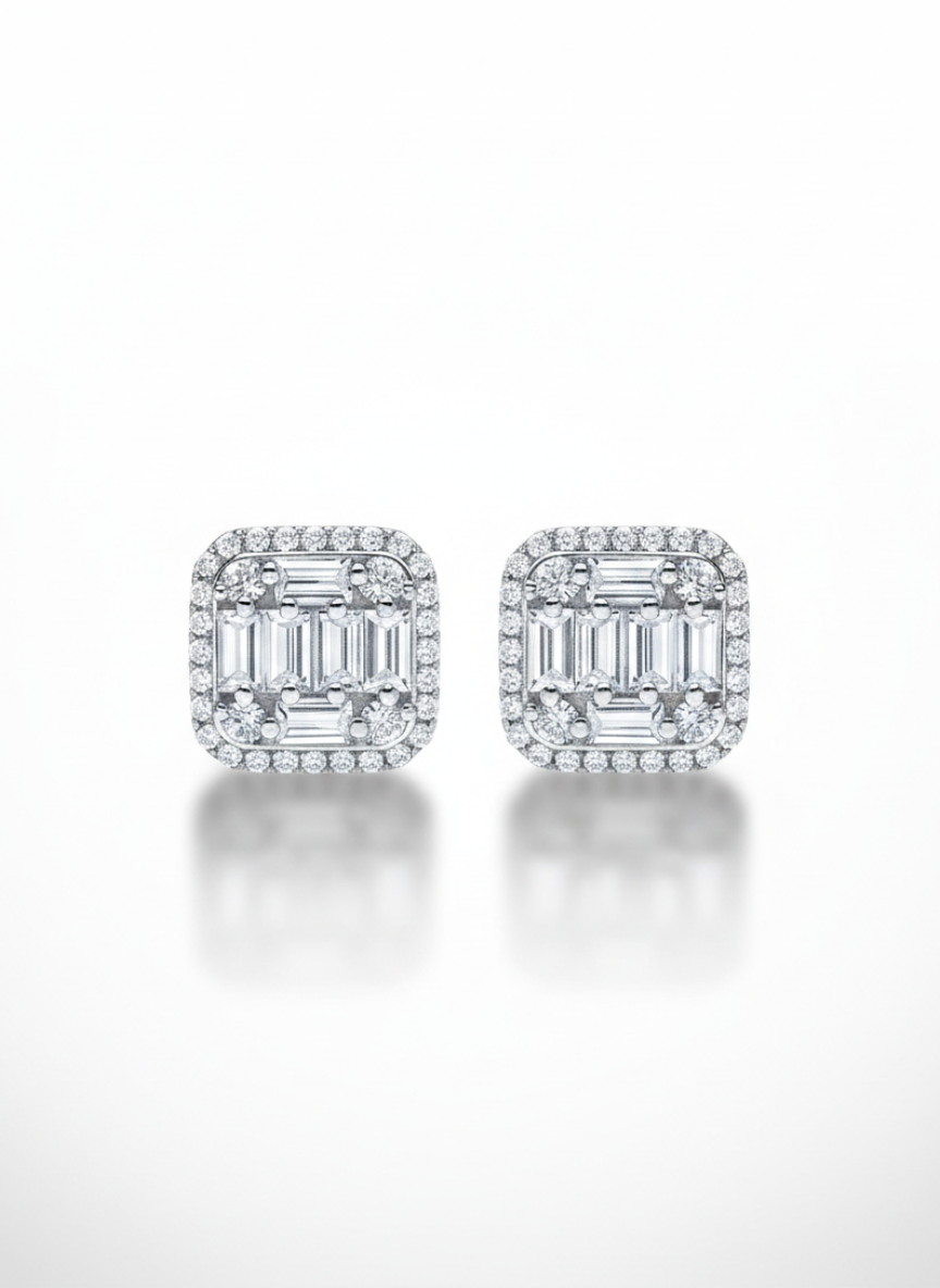 Brinco Moissanite Prata 925 - B485