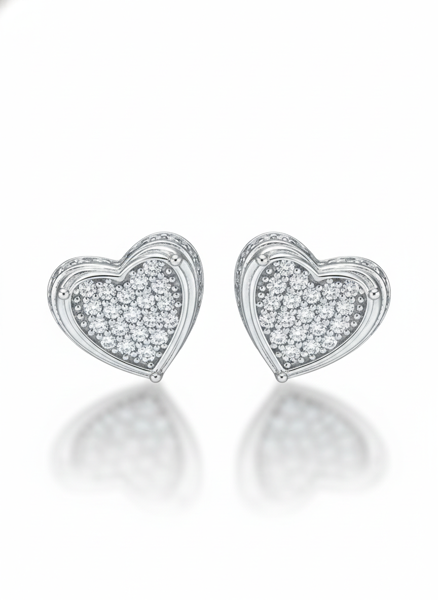 Brinco Moissanite Prata 925 - B357