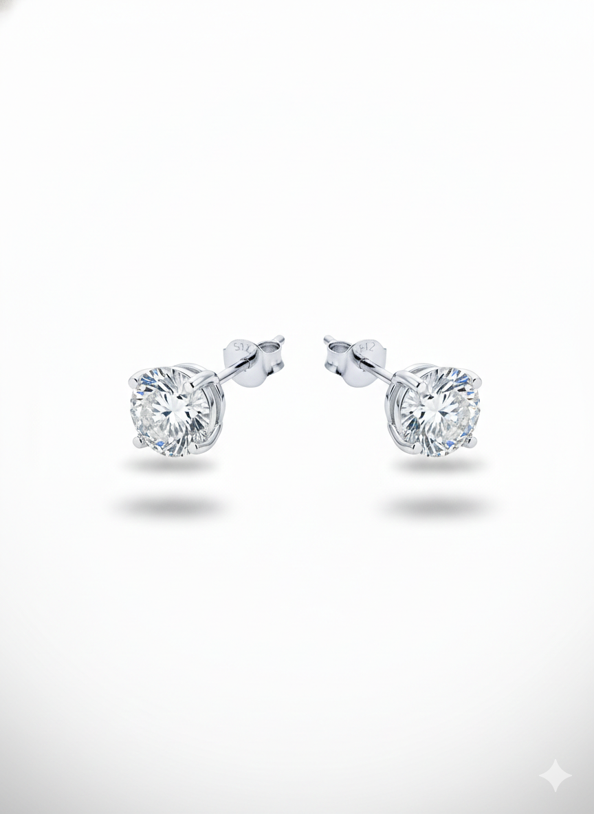 Brinco Moissanite Prata 925 - B400